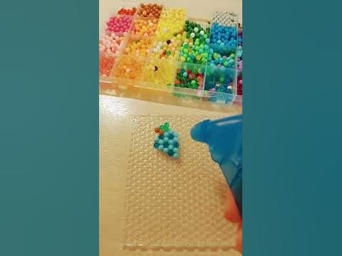 игрушки своими руками из аква мозаики ,итог покажу потом #аквамозайка ...