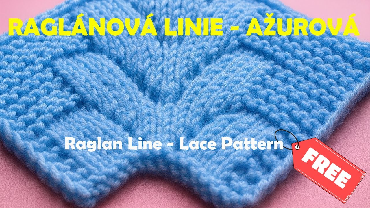 Raglánová linie – hladký žerzej | Raglan Line – Stockinette Stitch