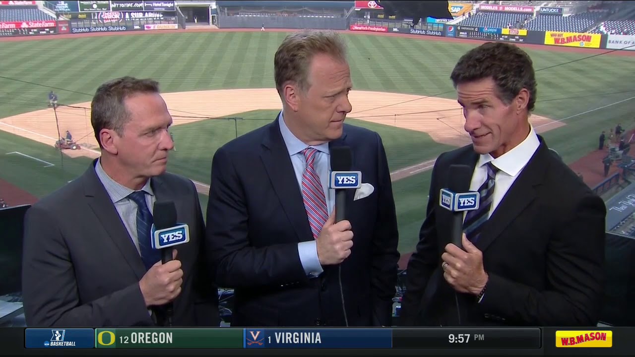 David Cone, Paul O'Neill and Michael Kay on the Yankees win