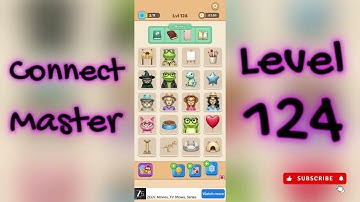 Connect Master Match Puzzle Game Walkthrough 🔗🧩 | Level 124 | SolutionGuruji