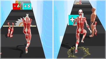 Human Run Game Skeleton | NOOB vs PRO vs HACKER - All Level Gameplay Android,iOS - NEW LEVELS