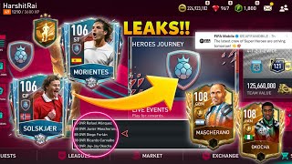 LEAKS!! NEW HEROES JOURNEY EXCHANGE FIFA MOBILE 22 | UPCOMING NEW HEROES FIFA MOBILE