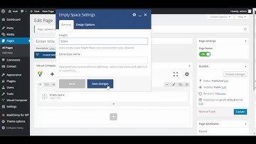 Logistic Theme - Empty Space shortcode