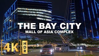 The Advanced City of Mall of Asia Complex | Bay City Night Walking Tour | 4K HDR | Philippines