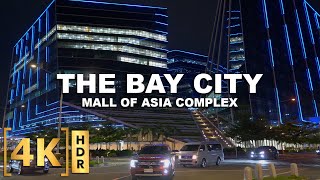 The Advanced City Of Mall Of Asia Complex  Bay City Night Walking Tour  4k Hdr  Philippines
