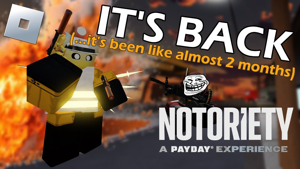NOTORIETY IS BACK So I Decided To Come Back Even Though This Video 
