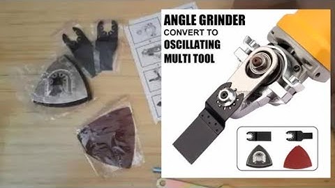 How to Convert Angle Grinder toOscillating Multi Tools using Adapter | Multi function Tool Kit