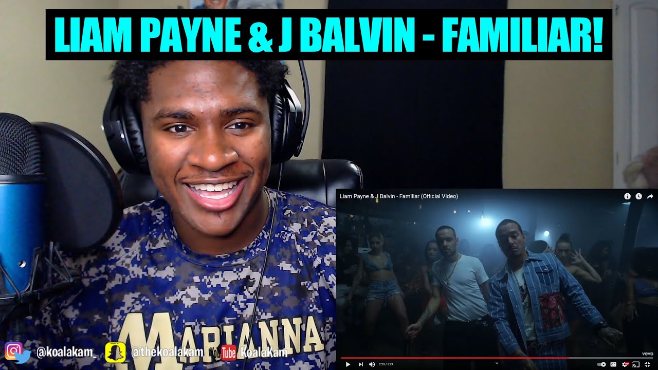 a PRO level shoulder move!? Liam Payne & J Balvin Familiar (Official