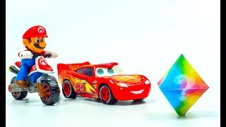 Super Mario Kart Racing - Lightning Mcqueen Stop Motion Gaming Animation | Cars Toys Movies