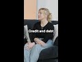 Credit vs debt – what’s the difference?