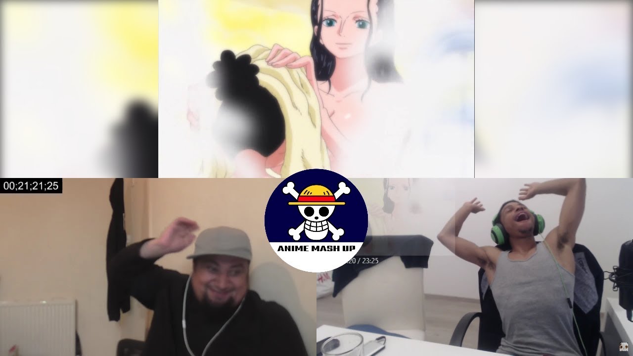 Momonosuke Takes A Bath With Robin Reaction Mashup Khan Hibou One Piece Ep 625 Youtube