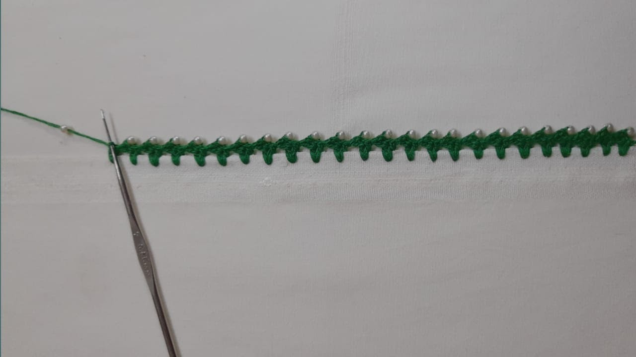 Easy dpatta neck sleeves lace design / crochet lace design / qureshia lace pattern.