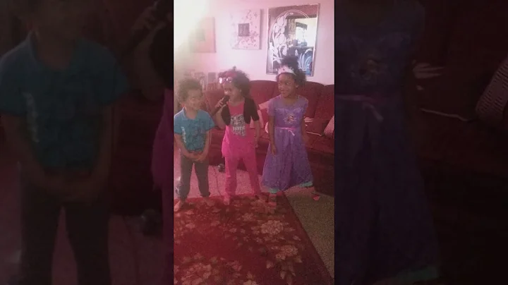 My twin gurls and son