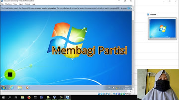 Tutorial Menginstal Windows 7 dan Membagi Partisi Hard Disk Menggunakan VirtualBox