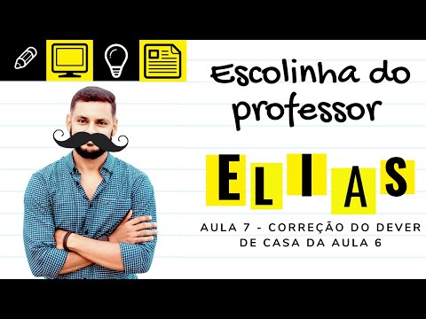 Correção do dever de casa | Escolinha do professor Elias
