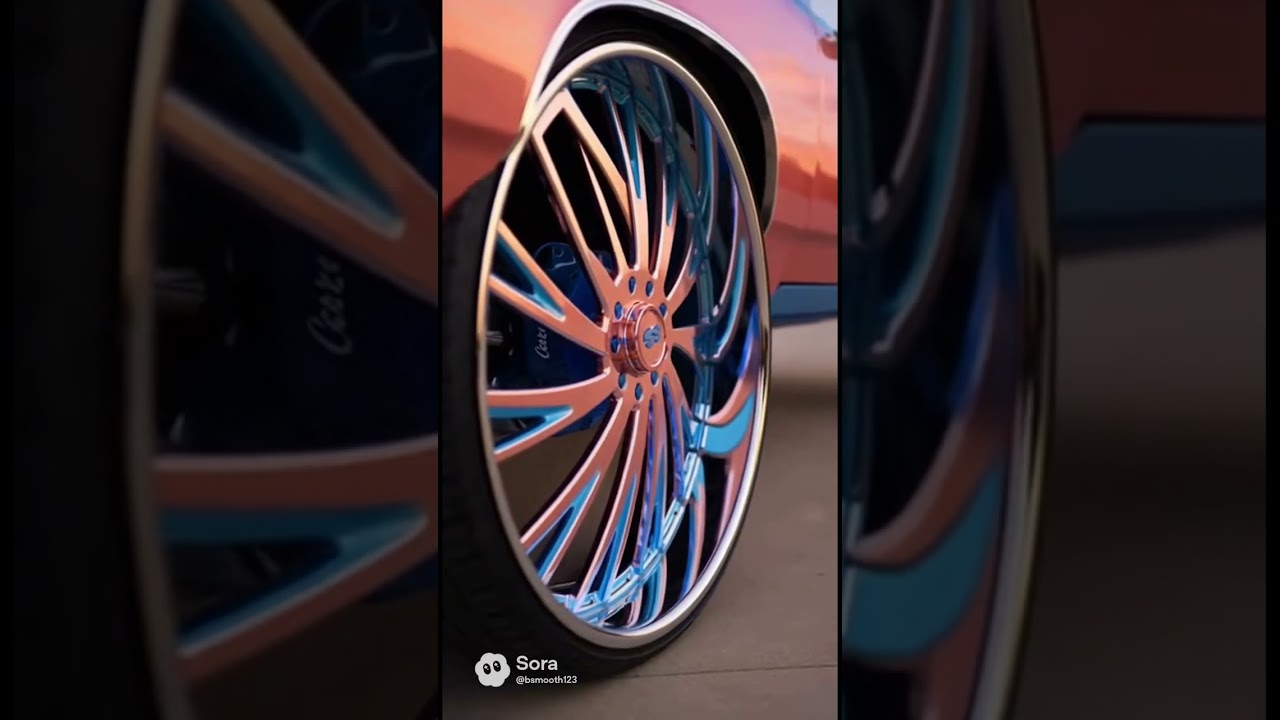 1974 Chevy chevelle in rose gold blue