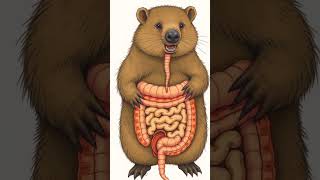 Wombats and Their Cube Shaped Poop A Surprising Fact! #wombat #poop #explore #discover #trending