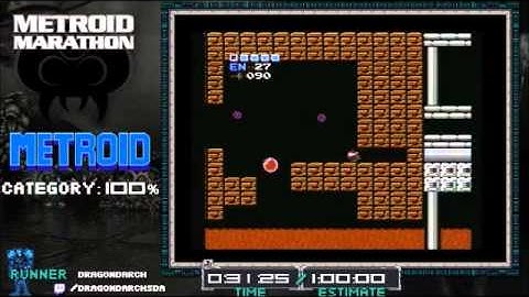 Metroid Speedrunning Marathon 2014 - Metroid (100%)