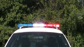Pinnacle (EPL9000) LED Lightbar (Red/Blue installed on a Crown Vic)