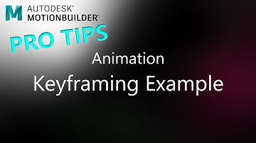 MotionBuilder ProTips - Animation - Keyframing Example