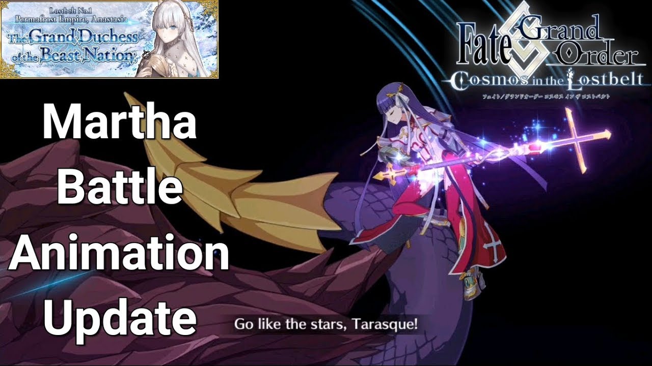 [FGO NA] Lostbelt 1 Anastasia: Martha Battle Animation Update + Noble Phantasm Subtitles