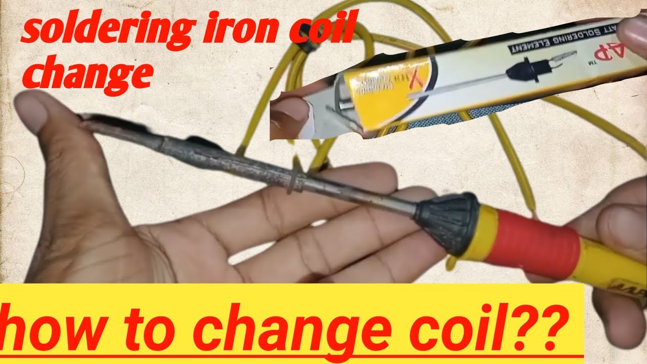 How to Change soldering Iron coil soldering iron repairs//electronic?? YouTube