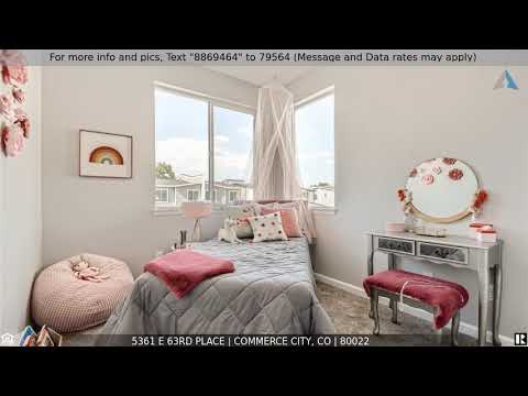 5361 E 63rd Place, Commerce City, CO home video tour