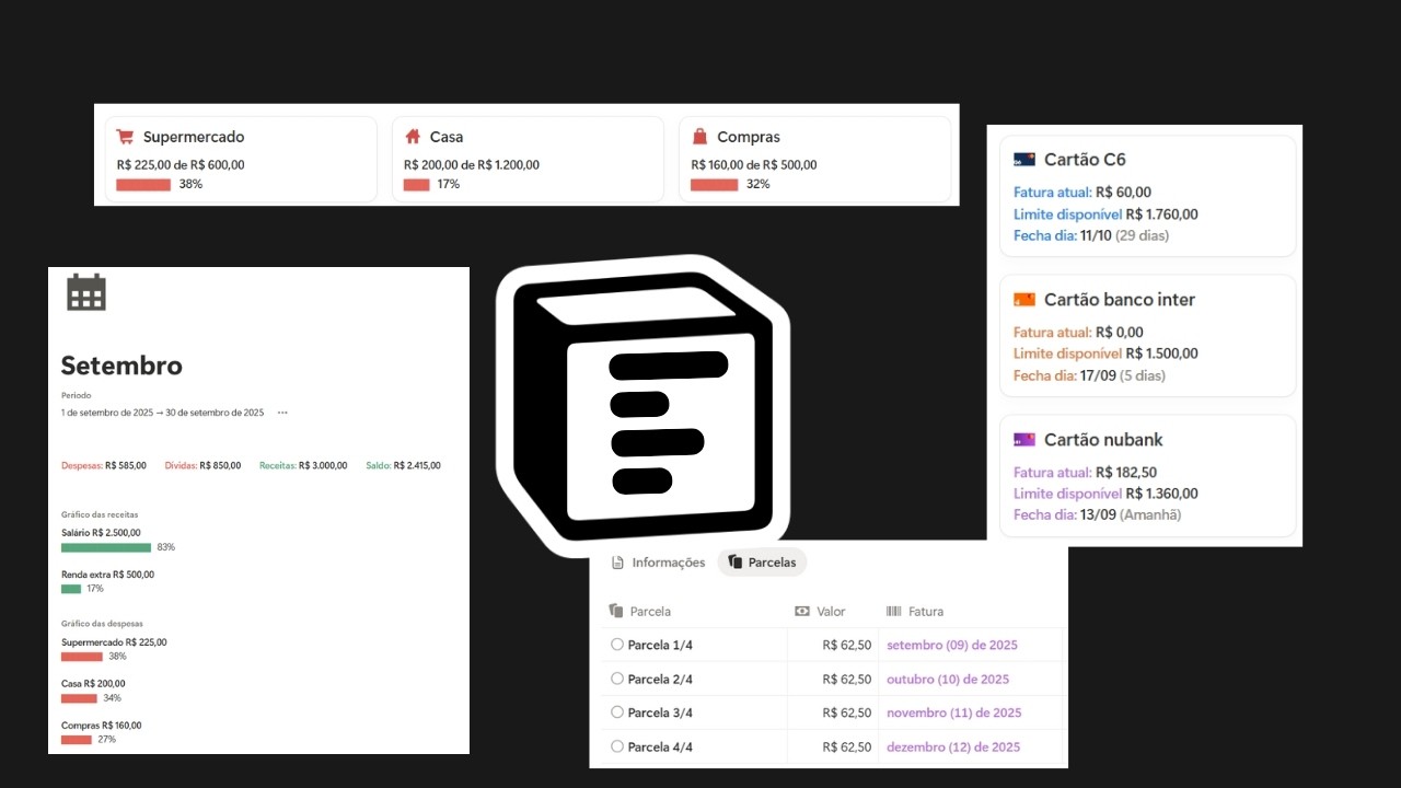 A melhor maneira de se organizar financeiramente no Notion em 2026