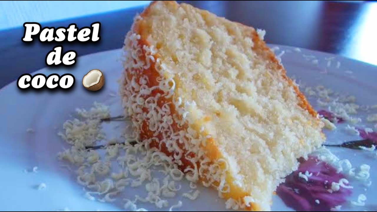 Bizcocho de coco esponjosito y riquísimo¡