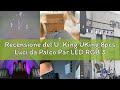 Recensione del U`King UKing 8pcs Luci da Palco Par LED RGB 36 LED Luci da dj con Telecomando e -dmx-