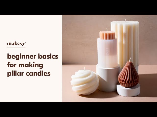 Cylindrical Pillar Candle Molds for Candle Making DIY Soy Wax