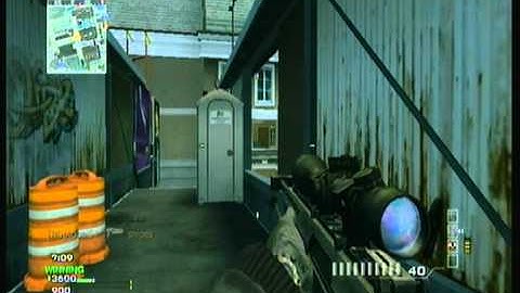 CoD Mw3 Wii Gameplay | TDM on Underground with Barrett