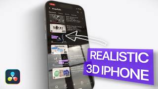 Most REALISTIC 3D IPHONE Animation for DaVinci Resolve (FREE Preset)