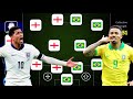 England x brazil  best special squad builder efootball 2024 mobile