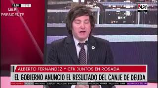 Javier Milei Con Jonatan Viale En A24- 310820