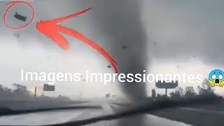 Inacreditável Super Tornado Arremessa Carro Pelo Ar Em Rodovia Nos Eua