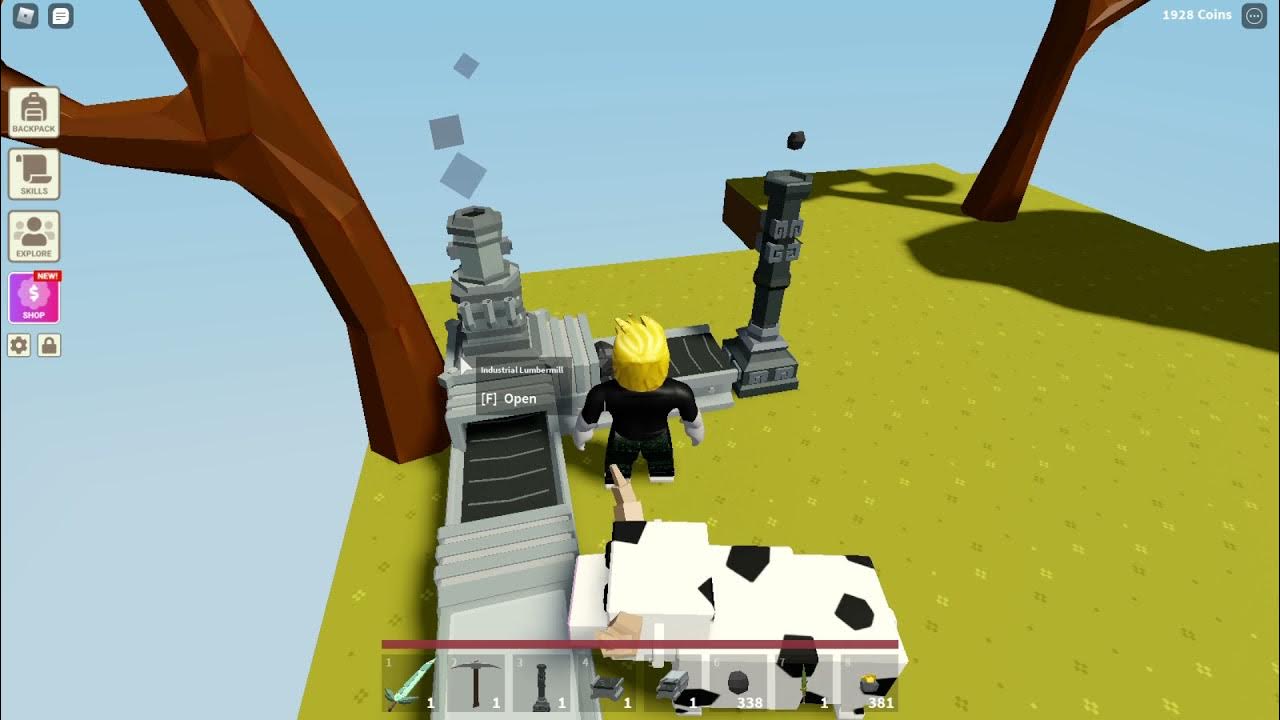 How to set up Industrial Lumber mill Islands Roblox YouTube