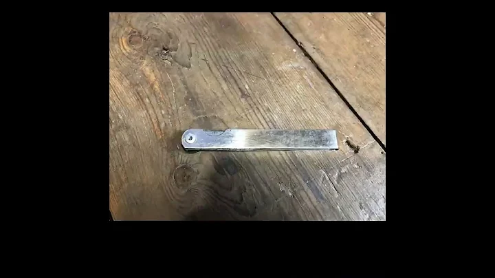 Draper 4617 w.germany 10 Blade 0.05-0.80 Feeler Gauge Set  #antiquevintageretroshop