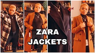 ZARA JACKETS HAUL|LOOKBOOK|Shallom Nj