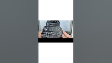 Wireless Mini Handheld Remote Keyboard with Touchpad / #shorts #gadget