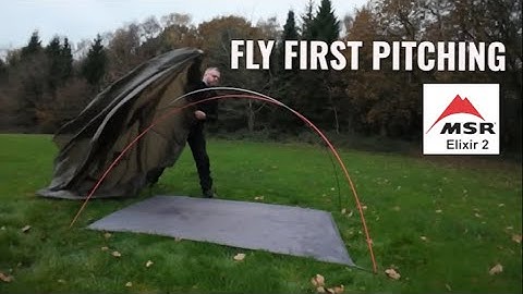 MSR Elixir 2 Fly First Pitching | Fast & Light