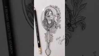 Mirror Sketch Drawing 😍 #shorts #art #viral @hina-officialcreativehub @youtubecreators
