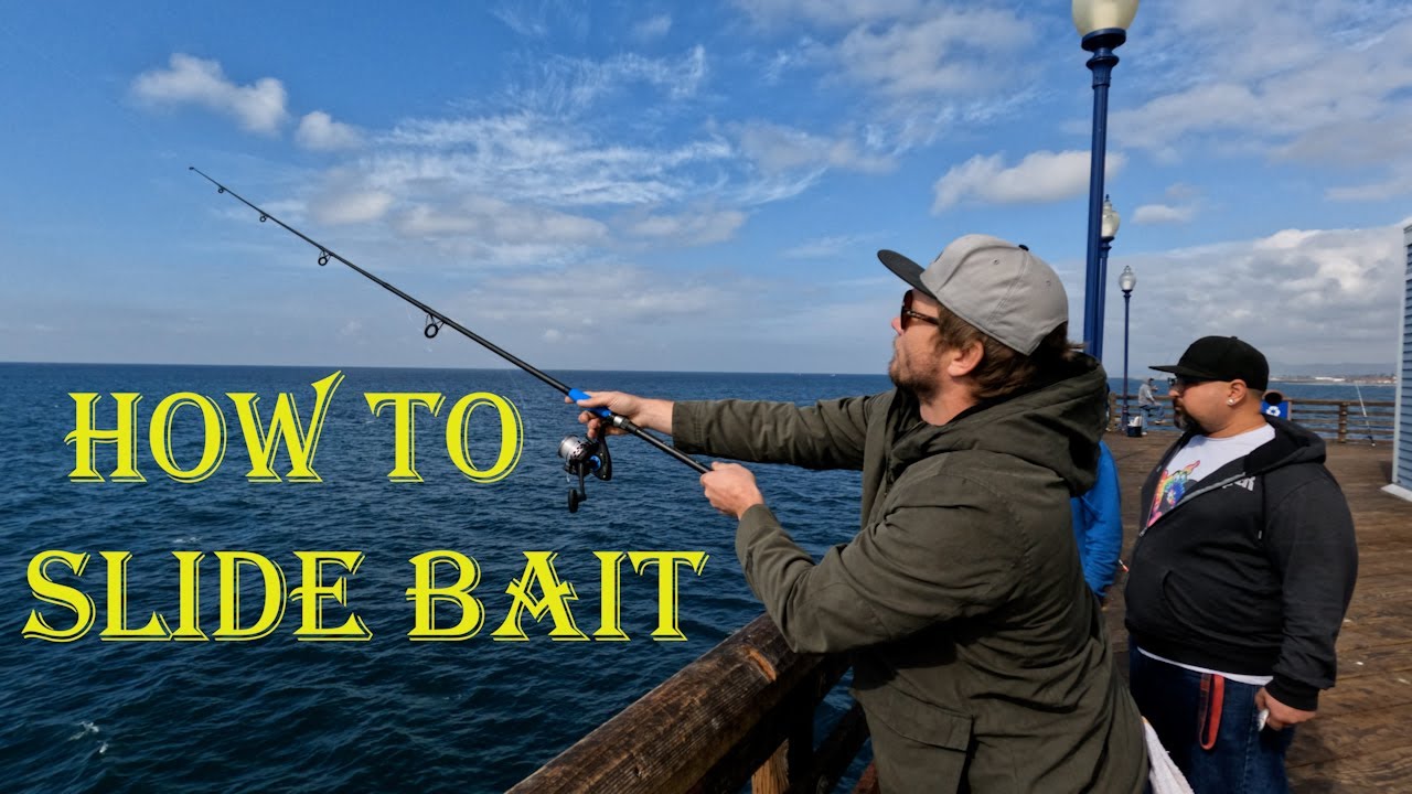 Helping A Guy Slide Bait (Oceanside Pier Fishing) YouTube