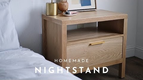 DIY #1 | White Oak Nightstand