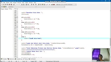 Membuat Program Menghitung Berat Badan Ideal menggunakan bahasa c++