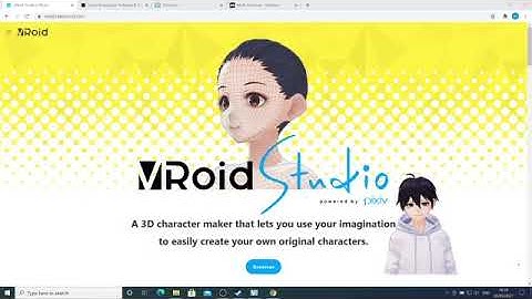 Part 1 - Introduction to VRoid - Vseeface and OBS (Open Broadcaster Software) to create Vtubers -