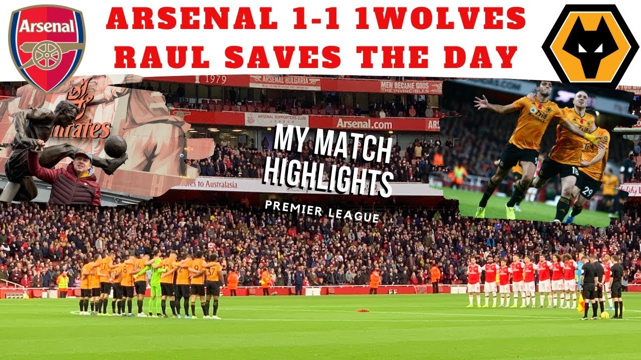 Jimenez Heads a Point 🐺 ARSENAL 1 -1 WOLVES Match Vlog Premier League Jimenez Heads a Point 🐺 ARSENAL 1 -1 WOLVES Match Vlog Premier League