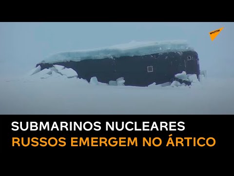 Submarinos nucleares russos emergem no Ártico ao mesmo tempo pela 1ª vez