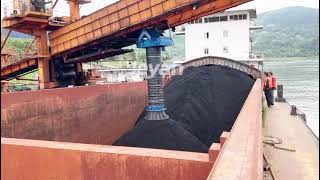 Chongqing Coal Terminal – Coal Ship Loading Telescopic Spout / Bulk Loader