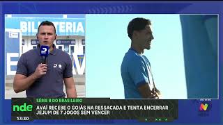 Avaí recebe o Goiás e tenta encerrar jejum na Série B do Brasileiro